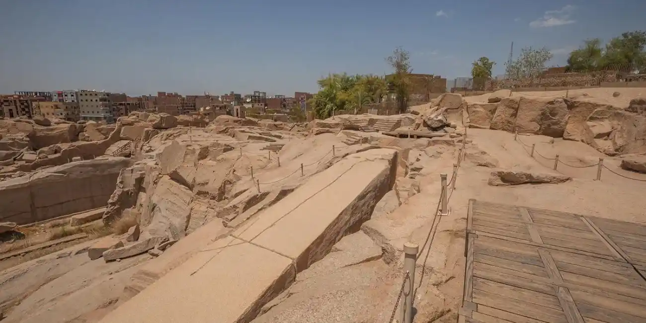 Unfinished Obelisk Aswan granite quarry